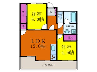 グレースヒル香露園の物件間取画像